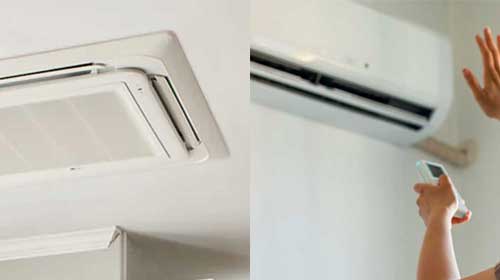 Ceiling Cassettes vs. Wall-Mounted AC Units